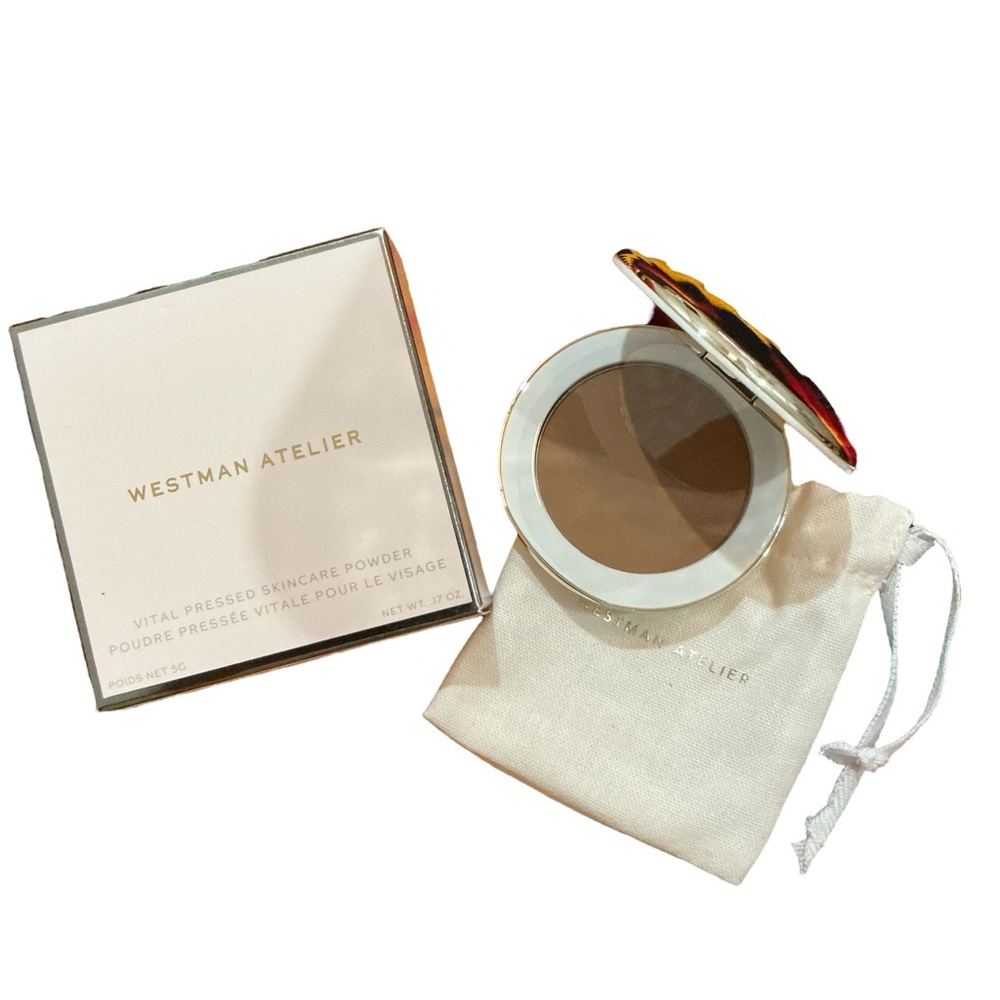 Westman Atelier Vital Pressed Skincare Powder- Cafe NEW